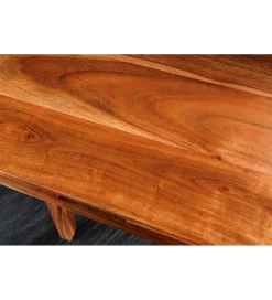 Invicta Interior - przedsprzedaż Biurko MONSOON 100 cm drewno akacja
