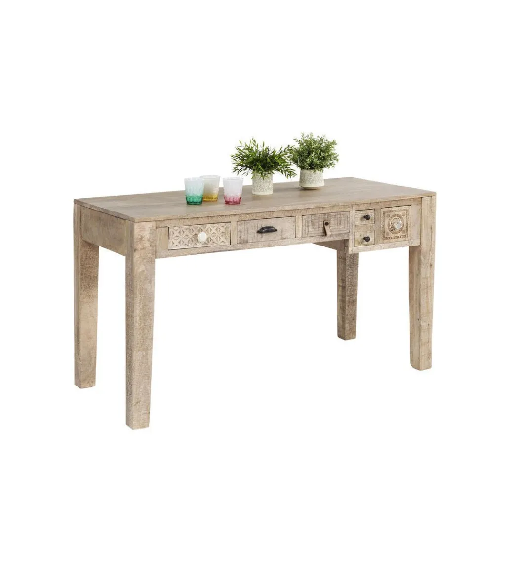 KARE Biurko Puro 135 cm NATURALNE