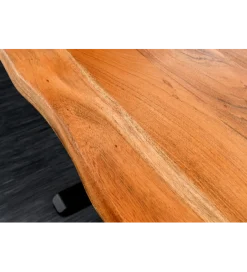 Invicta Interior Biurko z regulowaną wysokością ARKTYKA Mammut 120 cm drewno akacja