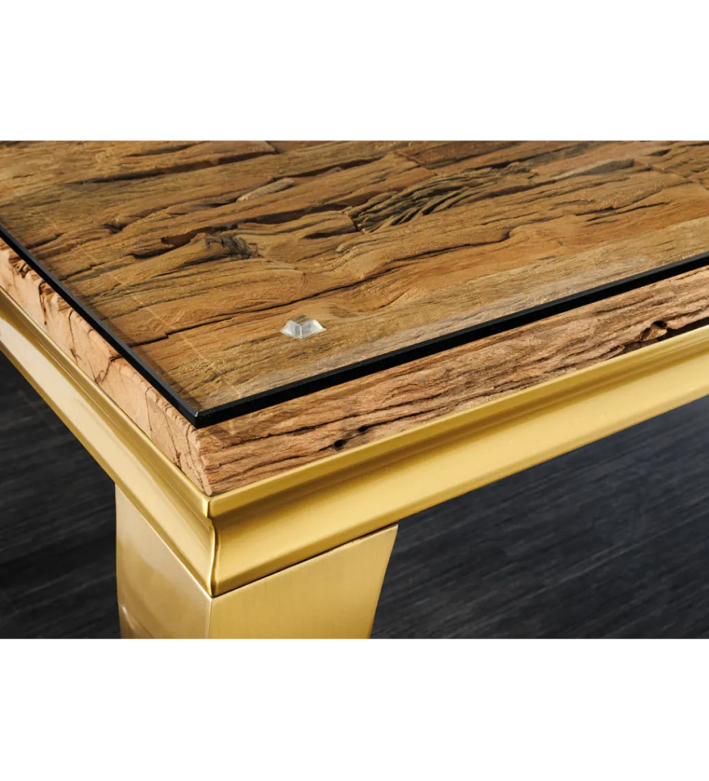 Invicta Interior Blat do konsoli MODERN BAROCK BARRACUDA 140 cm drewno teak