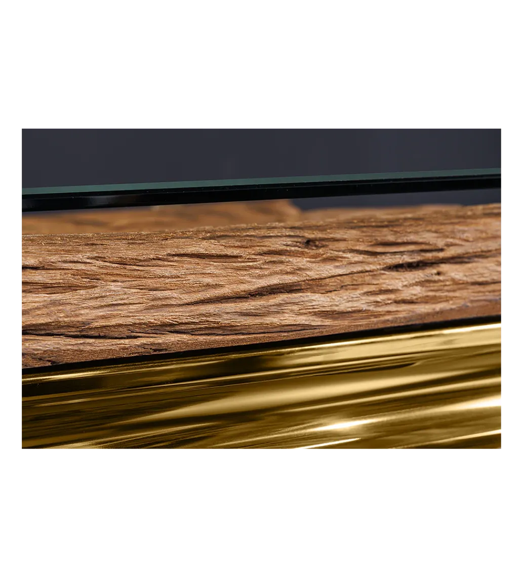 Invicta Interior Blat do stołu MODERN BAROCK BARRACUDA 200 cm drewno teak