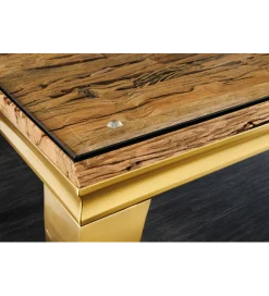Invicta Interior Blat do stołu MODERN BAROCK BARRACUDA 200 cm drewno teak