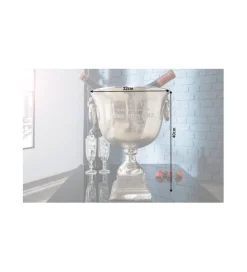Invicta Interior Chłodziarka do szampana Royal 40cm srebrna