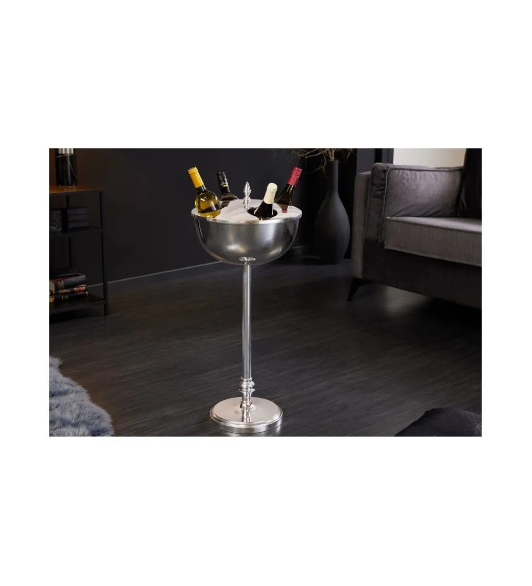 Invicta Interior Chłodziarka na wino Royal 34 cm srebrna