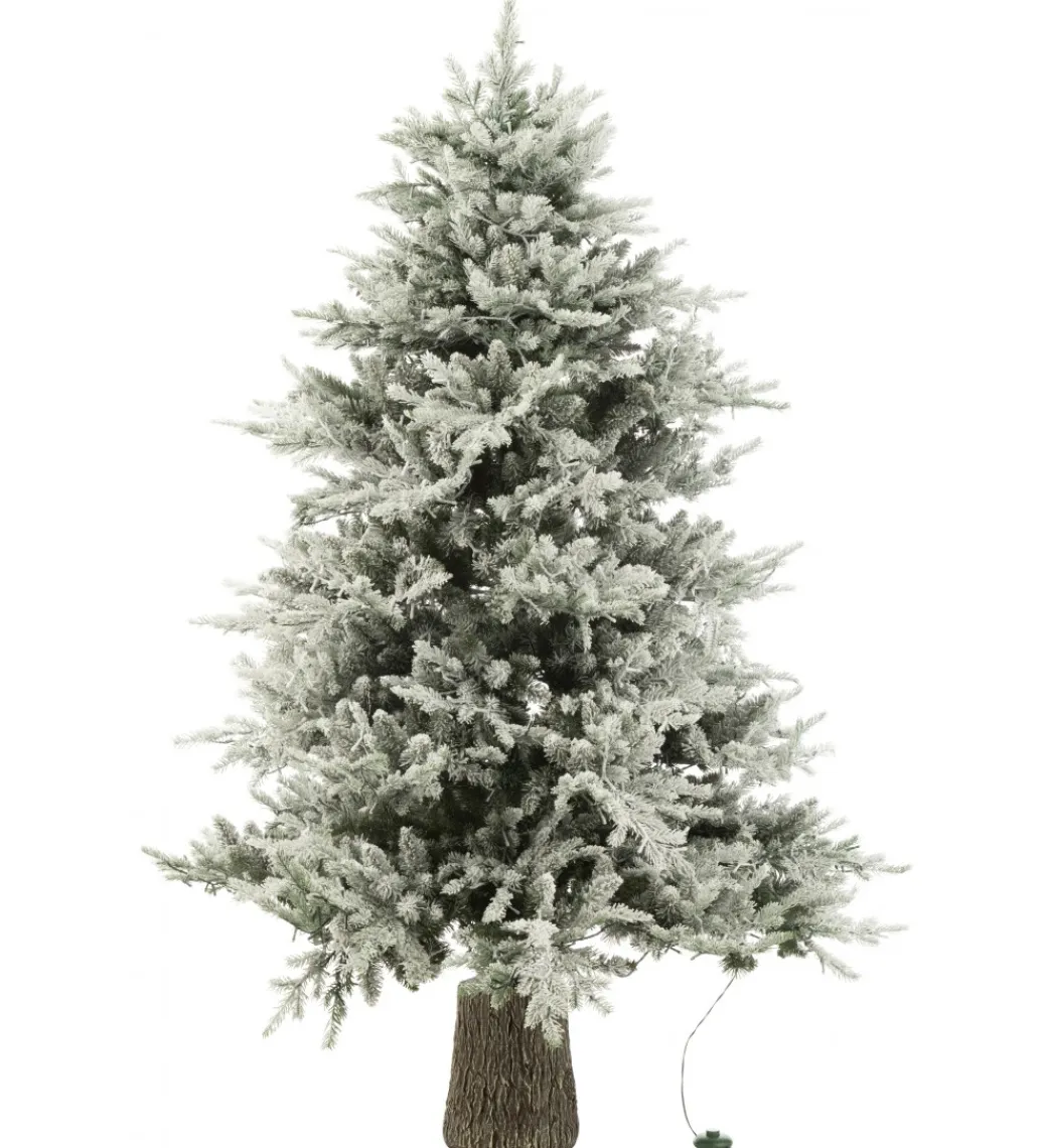 J-Line Choinka sztuczna 3000 Led sztuczny śnieg XAMS 210 cm biała