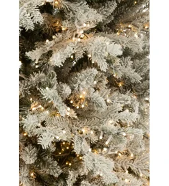J-Line Choinka sztuczna 3000 Led sztuczny śnieg XAMS 210 cm biała