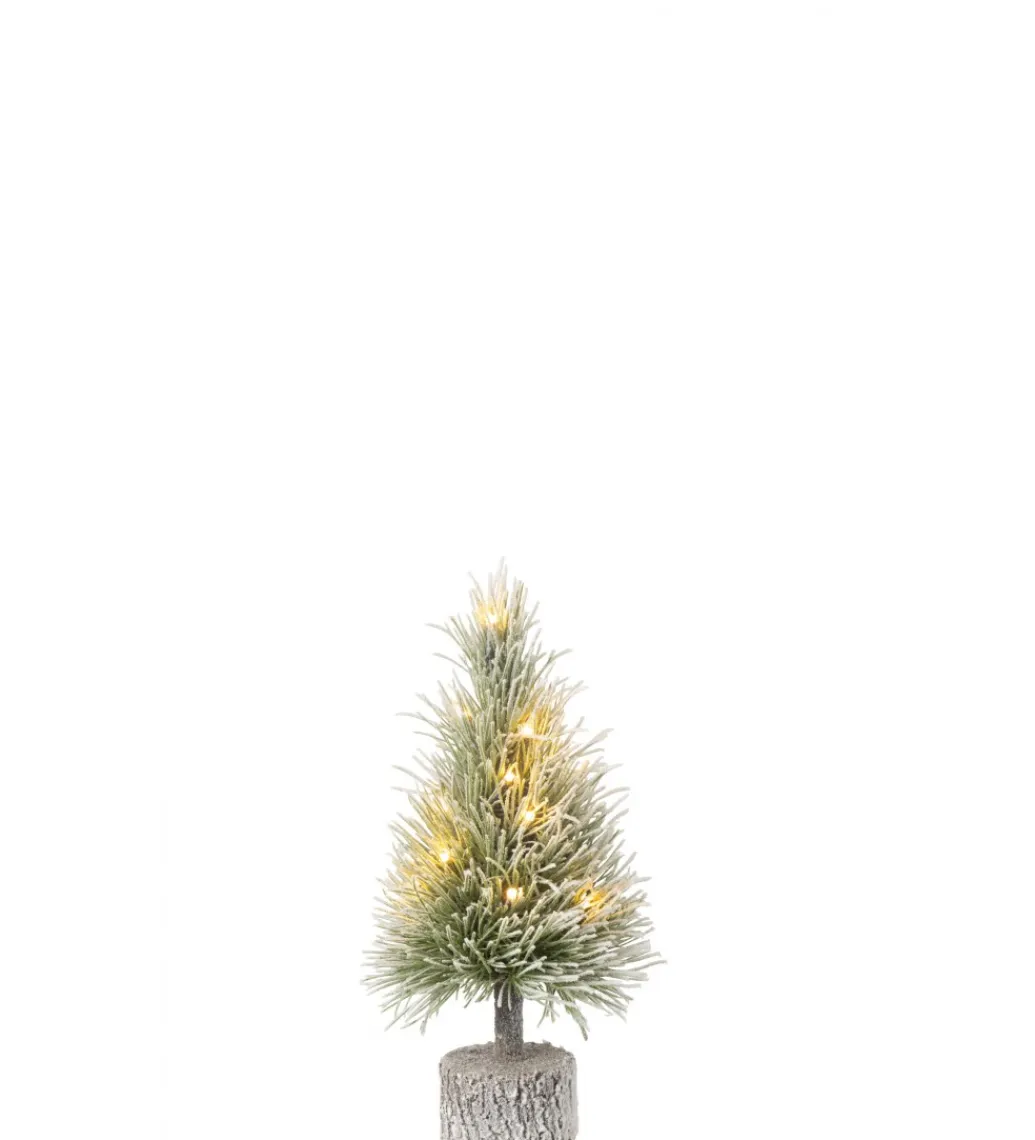 J-Line Choinka XMAS LED 36 cm zielona ośnieżona