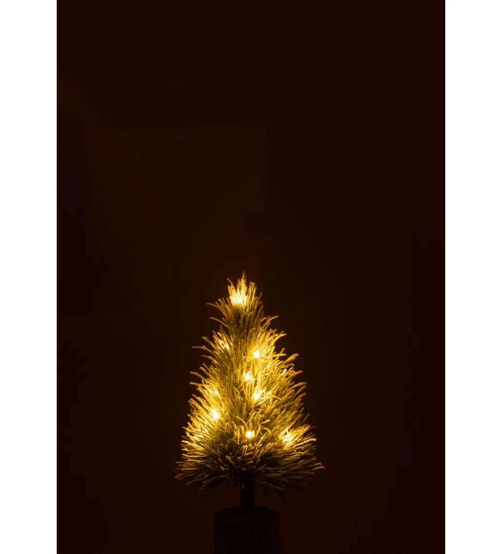 J-Line Choinka XMAS LED 36 cm zielona ośnieżona