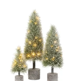 J-Line Choinka XMAS LED 60 cm zielona ośnieżona