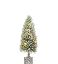 J-Line Choinka XMAS LED 60 cm zielona ośnieżona