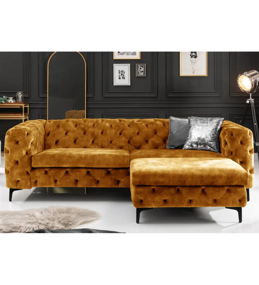 Invicta Interior dokonczyc Sofa POKIN 146 cm Beżowy