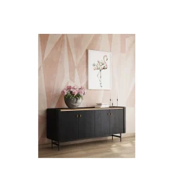 KDesign Doniczka Half face 31 cm antracytowy