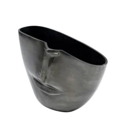 KDesign Doniczka Half face 31 cm antracytowy