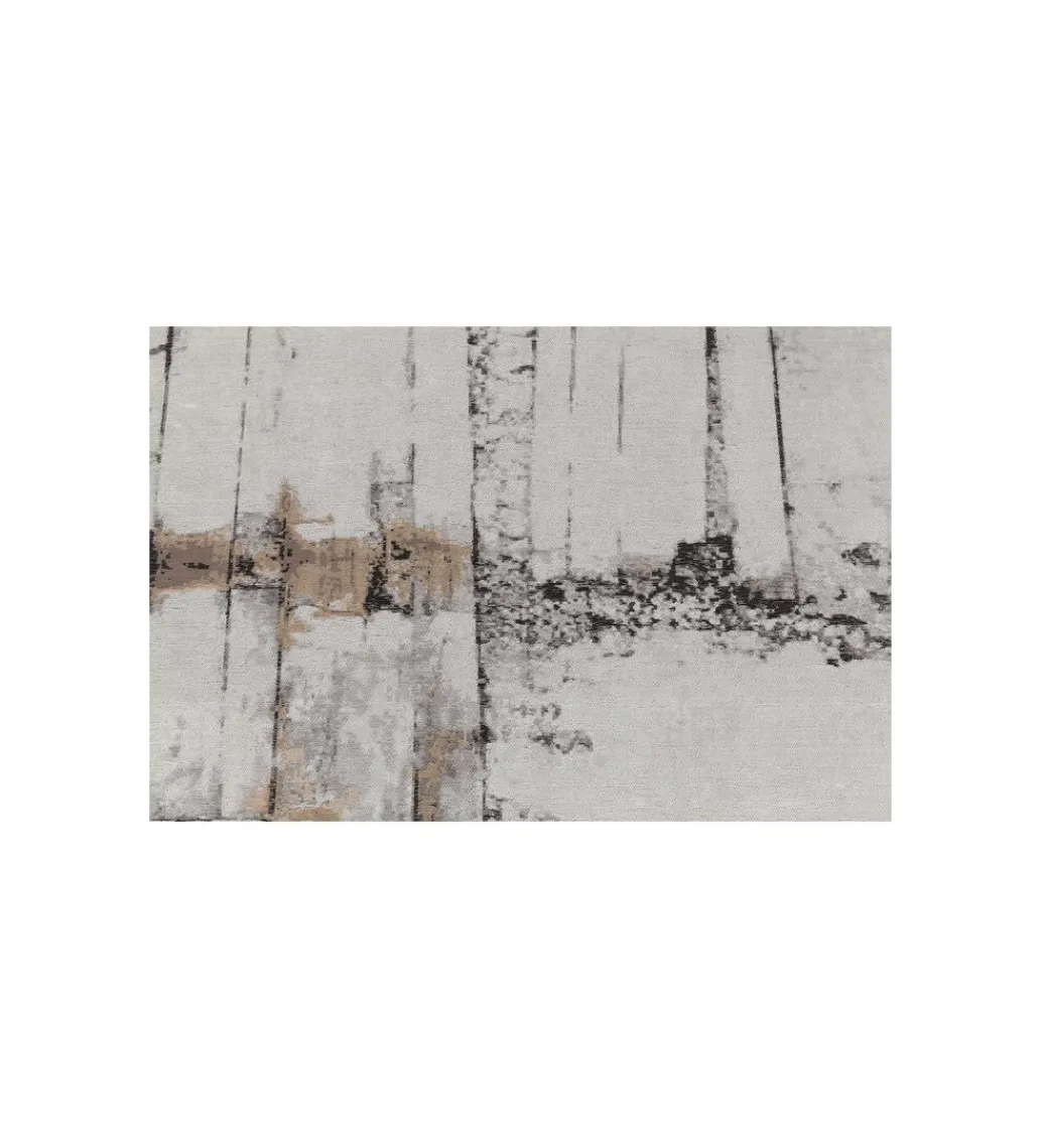 KDesign Dywan Abstract 240 cm x 170 cm szaro -żółty