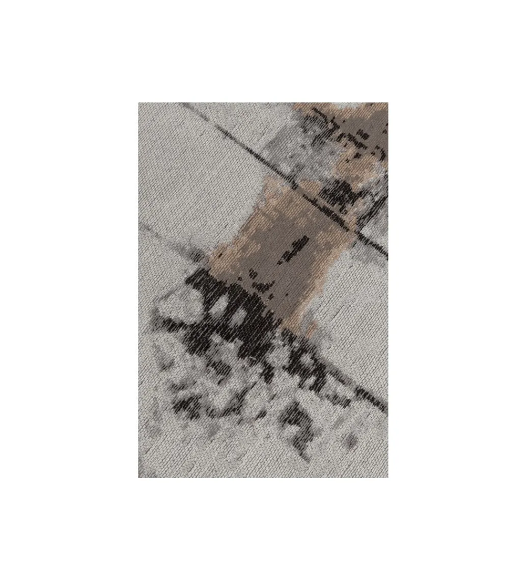 KDesign Dywan Abstract 240 cm x 170 cm szaro -żółty
