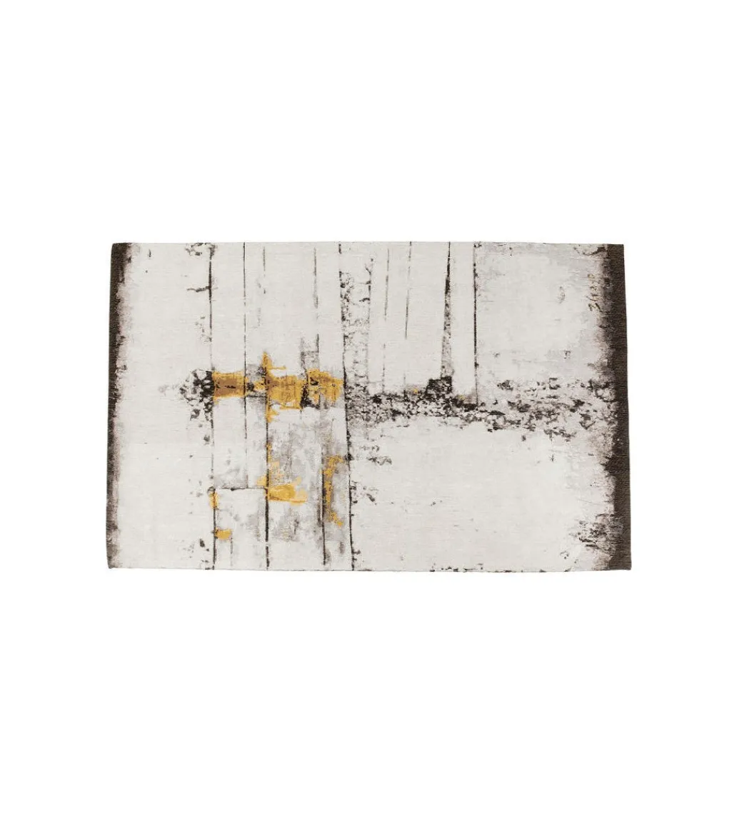 KDesign Dywan Abstract 240 cm x 170 cm szaro -żółty