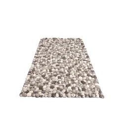 Invicta Interior Dywan Organic 200 cm x 120 cm szary filcowy