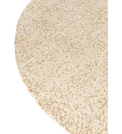 J-Line Dywan Round Bouclé 190 cm kremowy