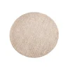 Invicta Interior Dywan WOOL 150cm okrągły beżowy