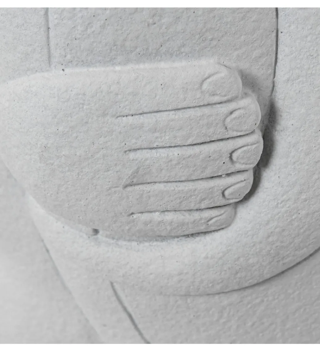 Exclusivas Figurka ABSTRACT 20 cm ceramika biała