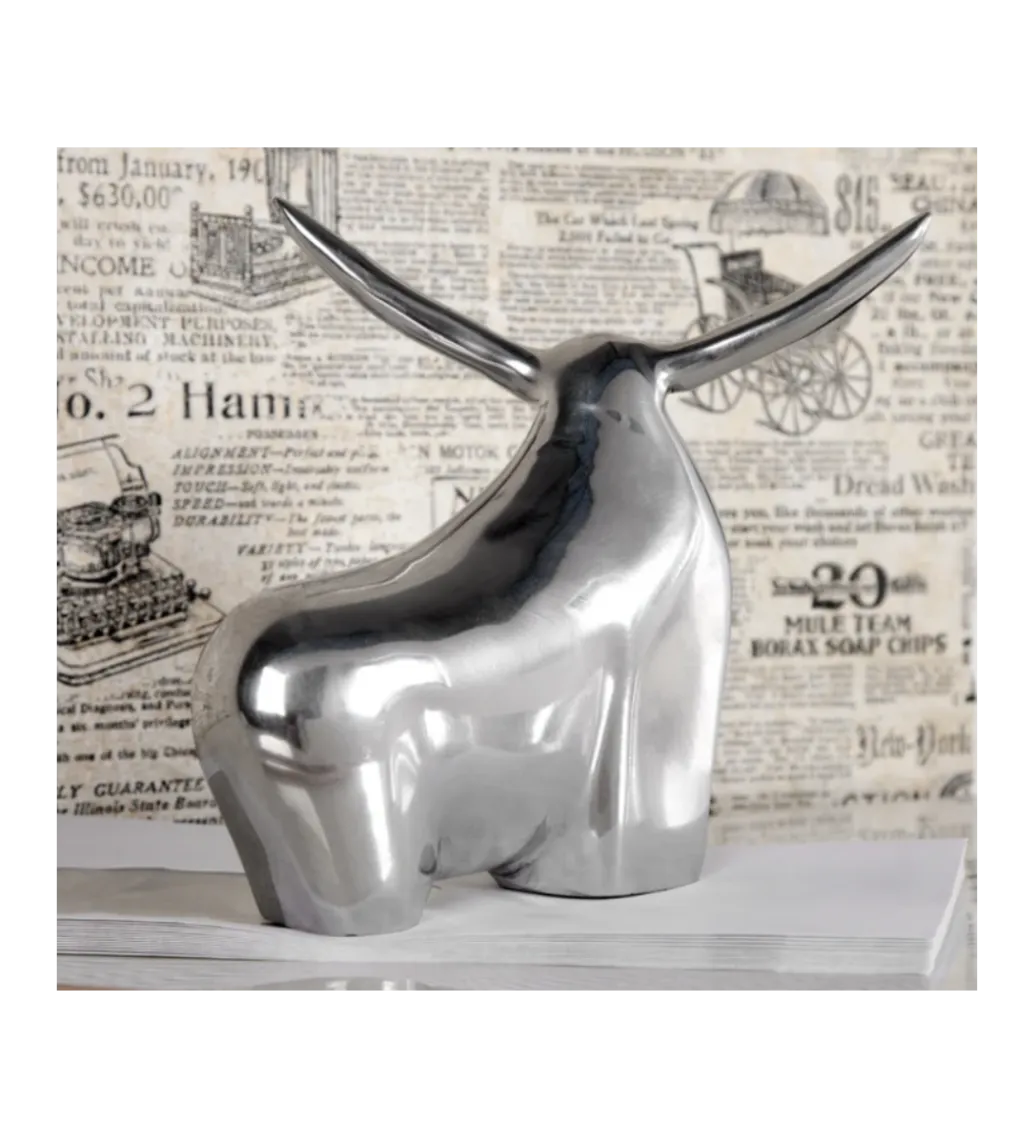 Invicta Interior Figurka Big Bull Aluminiowa