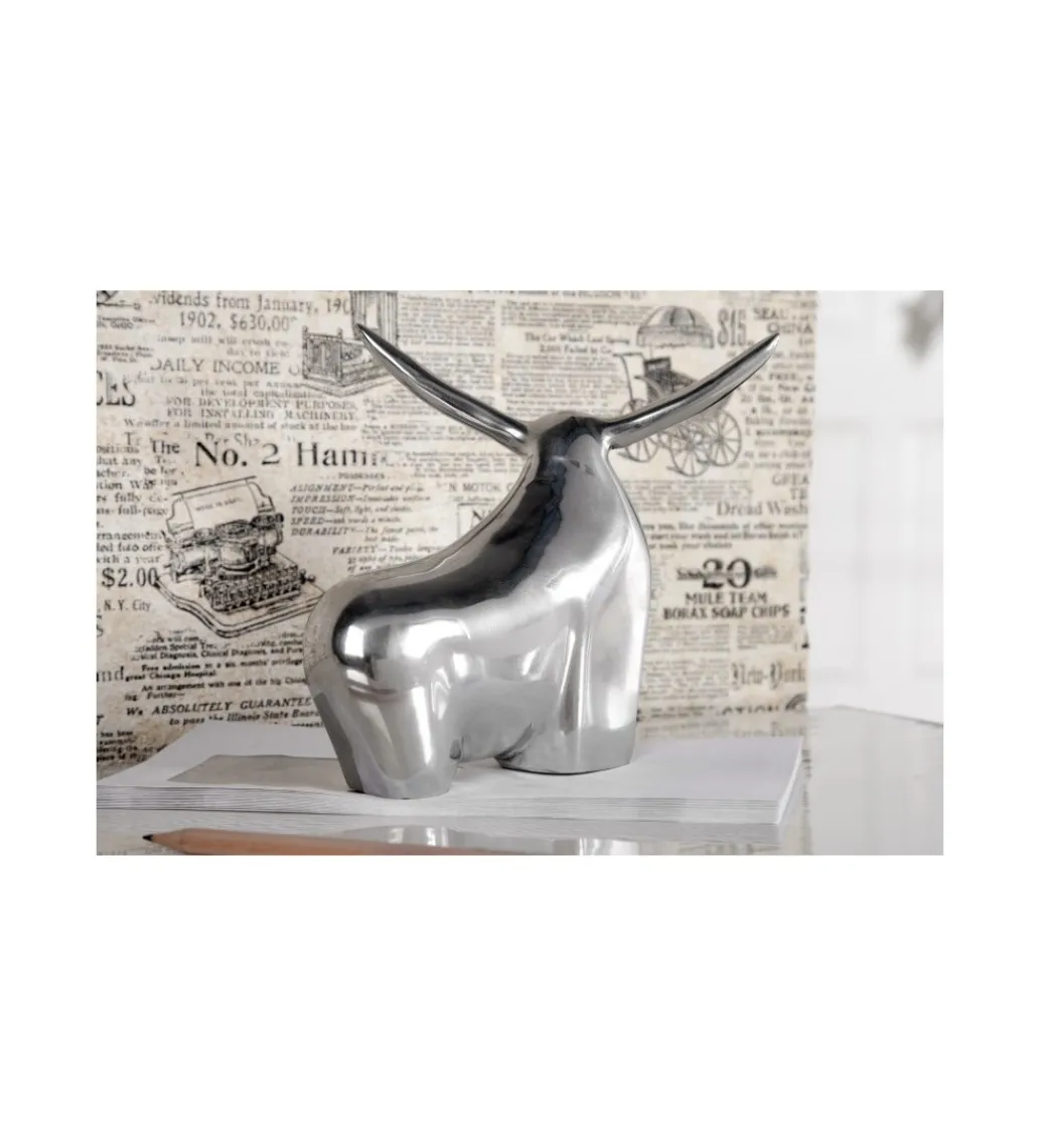 Invicta Interior Figurka Big Bull Aluminiowa