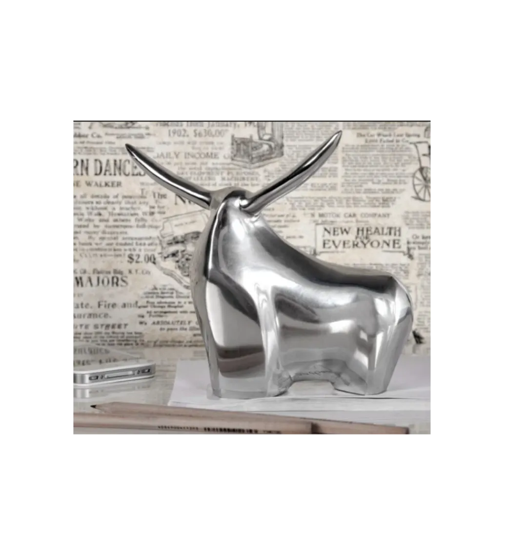 Invicta Interior Figurka Big Bull Aluminiowa