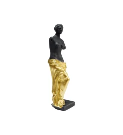 KARE Figurka CLASSIC BEAUTY 48 cm czarno złota
