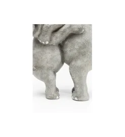 KDesign Figurka dekoracyjna Elephant Hug 36 cm szara