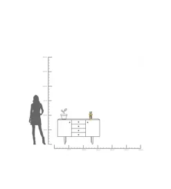 KDesign Figurka DOG GILLIE ABSTRACT 32 cm