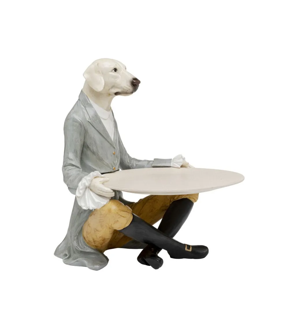 KDesign Figurka GENTLEMAN DOG TRAY 29 cm