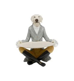 KDesign Figurka GENTLEMAN DOG TRAY 29 cm