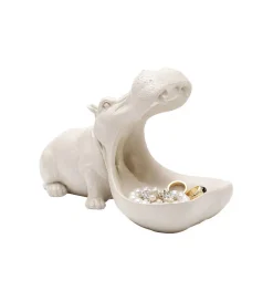 KDesign Figurka HUNGRY HIPPO 17 cm beżowa