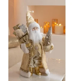 J-Line Figurka SANTA DECO 50 cm złota