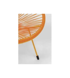KARE Fotel ACAPULCO 85 cm mono pomarańczowy