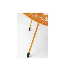 KARE Fotel ACAPULCO 85 cm mono pomarańczowy