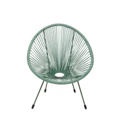 KARE Fotel ACAPULCO 85 cm mono zielony