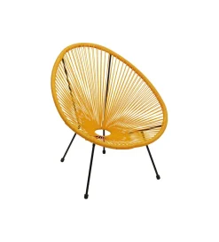 KARE Fotel ACAPULCO 85 cm pomarańczowy