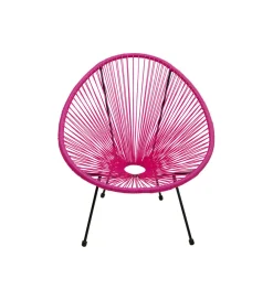 KARE Fotel ACAPULCO 85 cm różowy