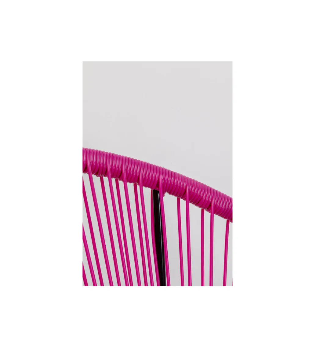 KARE Fotel ACAPULCO 85 cm różowy