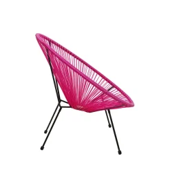 KARE Fotel ACAPULCO 85 cm różowy