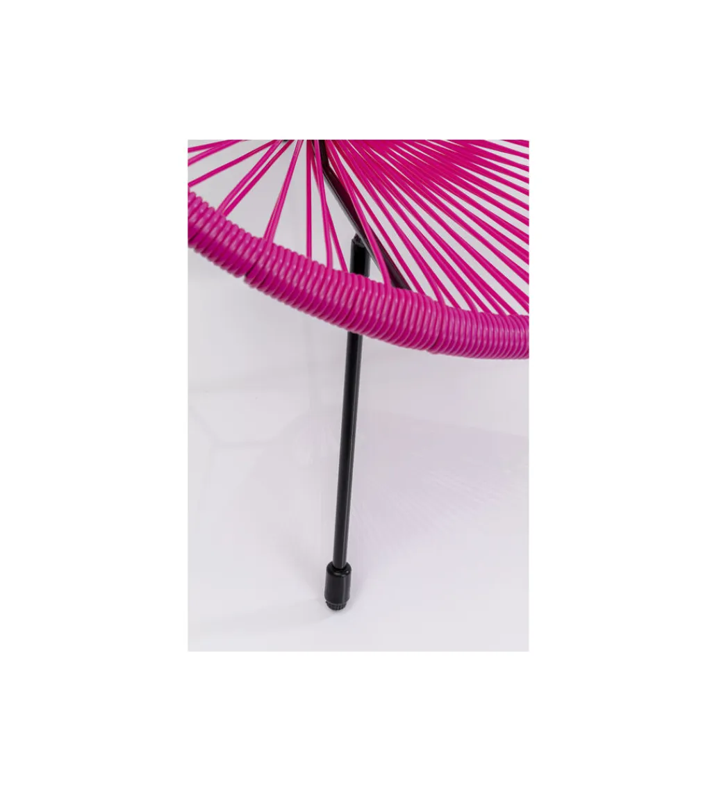 KARE Fotel ACAPULCO 85 cm różowy