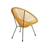 KARE Fotel ACAPULCO 85 cm żółty