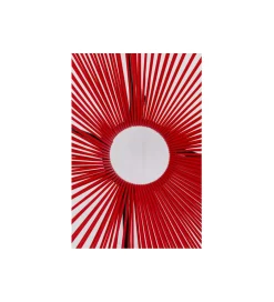 KARE Fotel ACAPULCO 85 cm wiśniowy