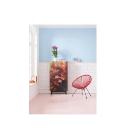 KARE Fotel ACAPULCO 85 cm wiśniowy