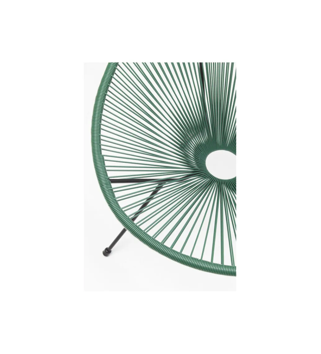 KARE Fotel ACAPULCO 85 cm zielony