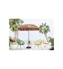KARE Fotel ACAPULCO 85 cm zielony