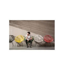 KARE Fotel ACAPULCO 85 cm zielony