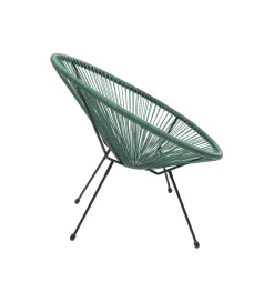 KARE Fotel ACAPULCO 85 cm zielony