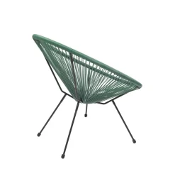 KARE Fotel ACAPULCO 85 cm zielony